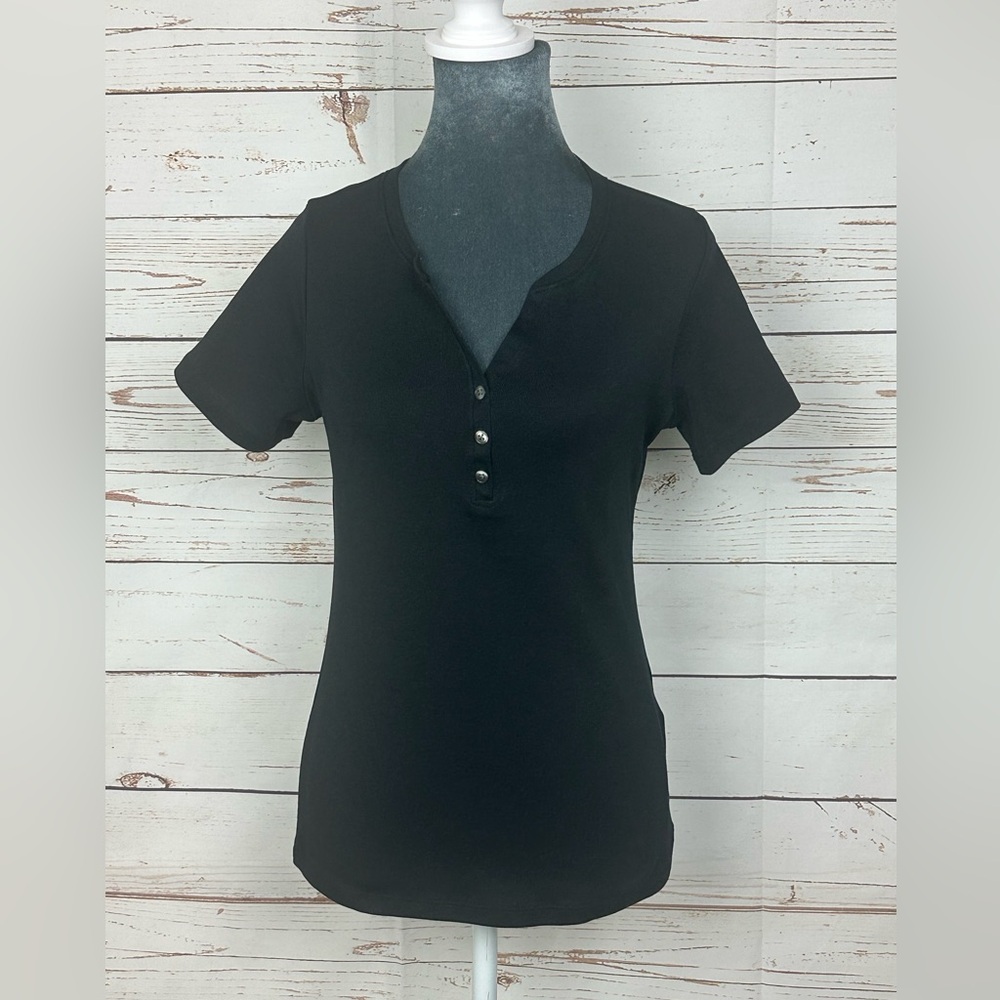 Style & Co black blouse
